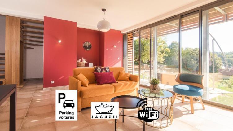 Apartament 100% Relax Avec Jacuzzi Privatif Sarlat-la-Canéda Zewnętrze zdjęcie